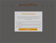 Tablet Screenshot of jeremydeweese.com